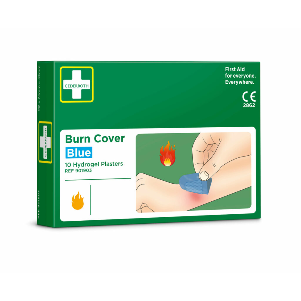 Papstar "Cederroth" Burn Cover, Hydrogelplaster 74 mm x 45 mm