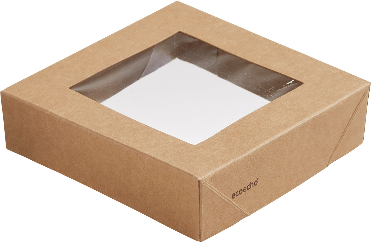 Duni Viking Cube Deckel mit PLA Fenster 113 x 113 x 29 mm