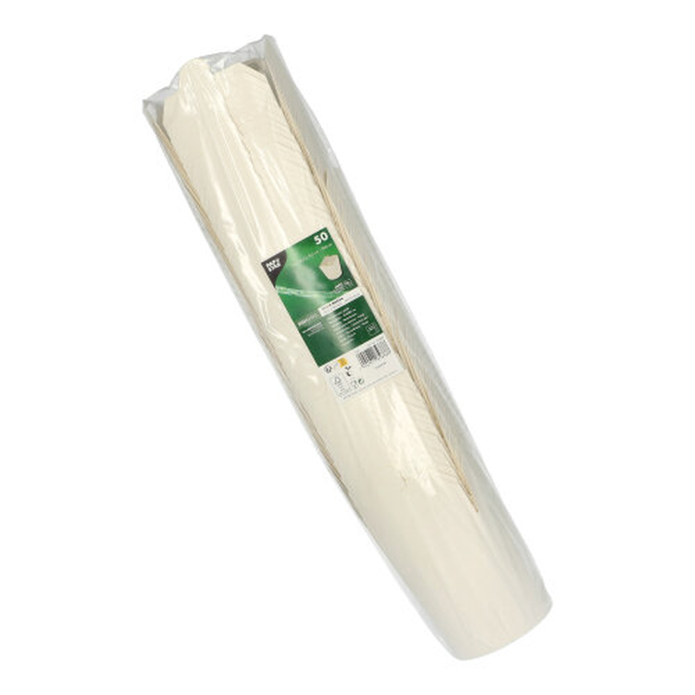 Papstar Pastaboxen, Pappe rund 950 ml 11 cm x 10,5 cm x 9,3 cm weiss