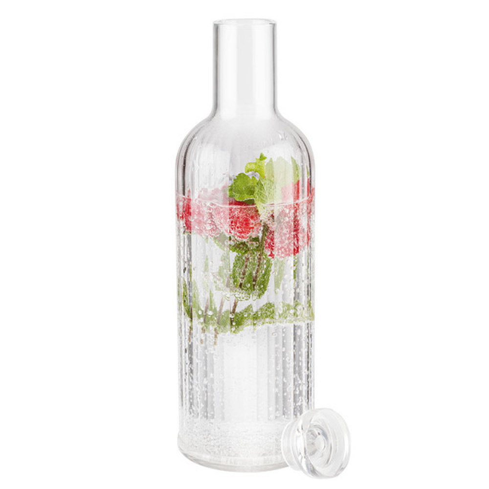 APS Flasche -STRIPES- Ø 9 cm, H: 28,5 cm, 1 Liter