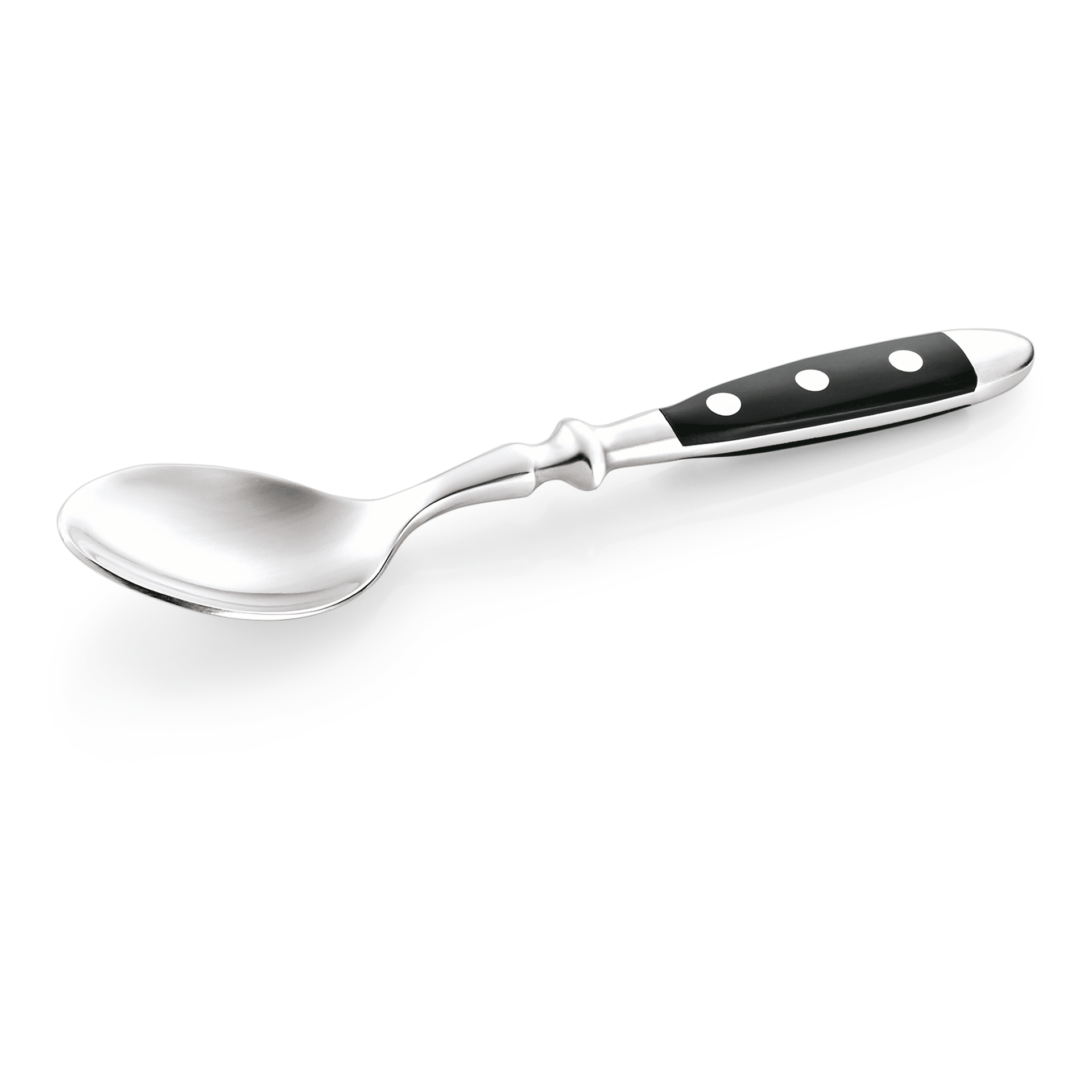 WAS Kaffeelöffel BISTRO, 15 cm, mit Kunststoffgriff, Set á 12 Stück, Chromstahl 