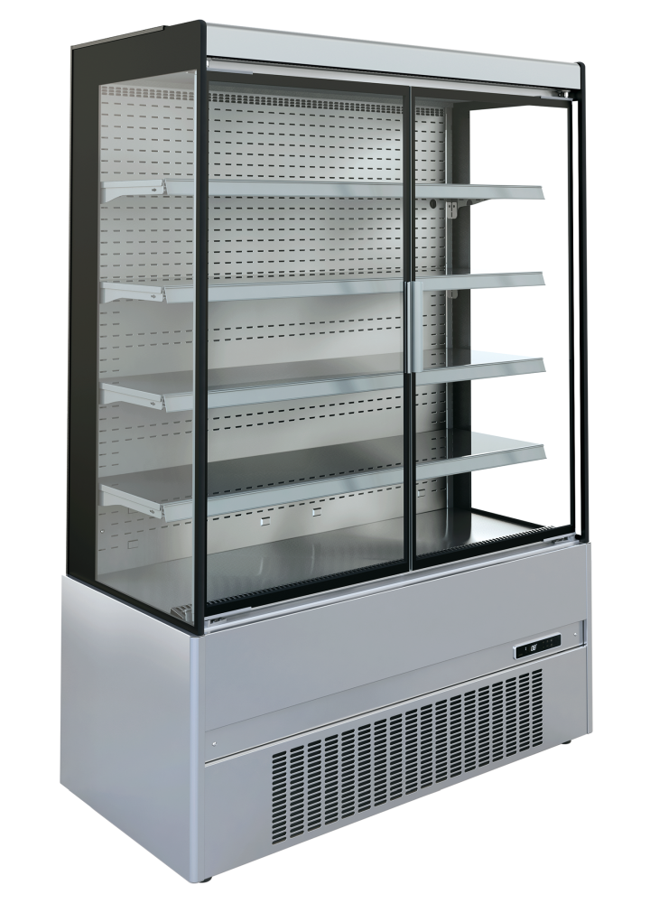 KBS Wandkühlregal Edelstahl Cronus 1510 mit Drehtüren