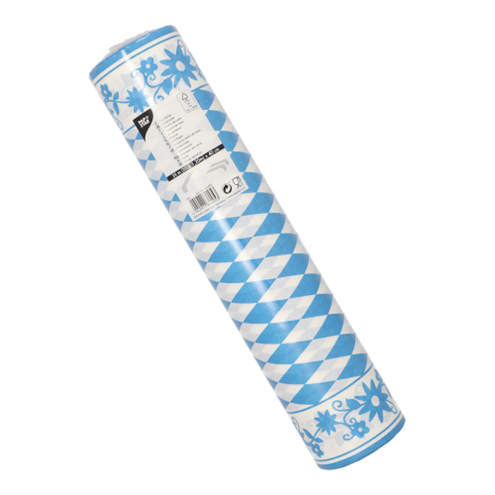Papstar Tischläufer, stoffähnlich, Airlaid 24 m x 40 cm "Bayrisch Blau"