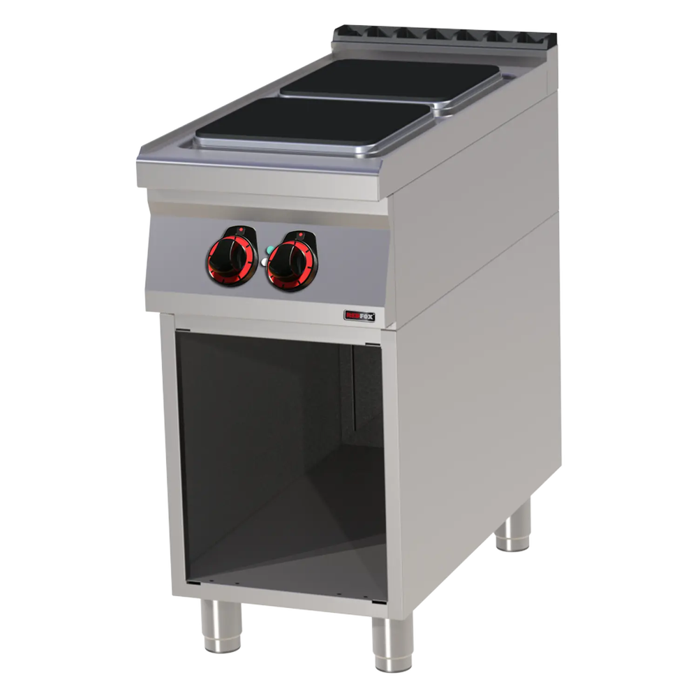 RM Gastro Herd elektrisch 2x Kochfeld mit Unterbau 400 V / REDFOX - SPQ 90/40 E