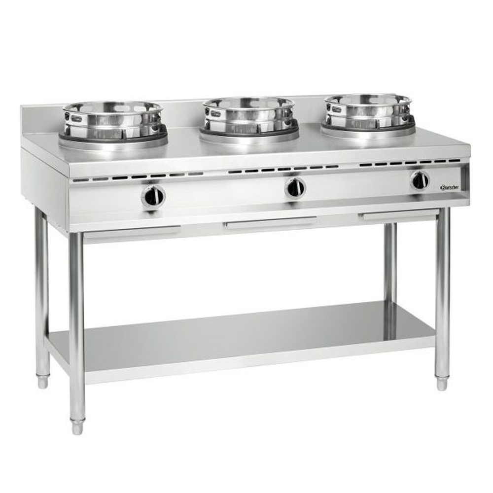 Bartscher Wok-Herd, 3 Brenner