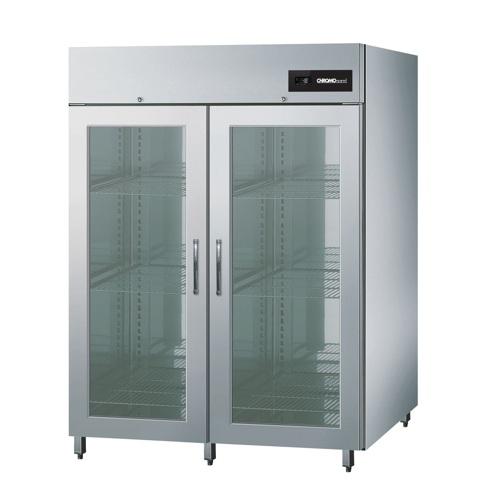 Chromonorm NOVA - Tiefkühlschrank BR 1300 GN 2/1 GLASTüren, Steckerfertig - 1390