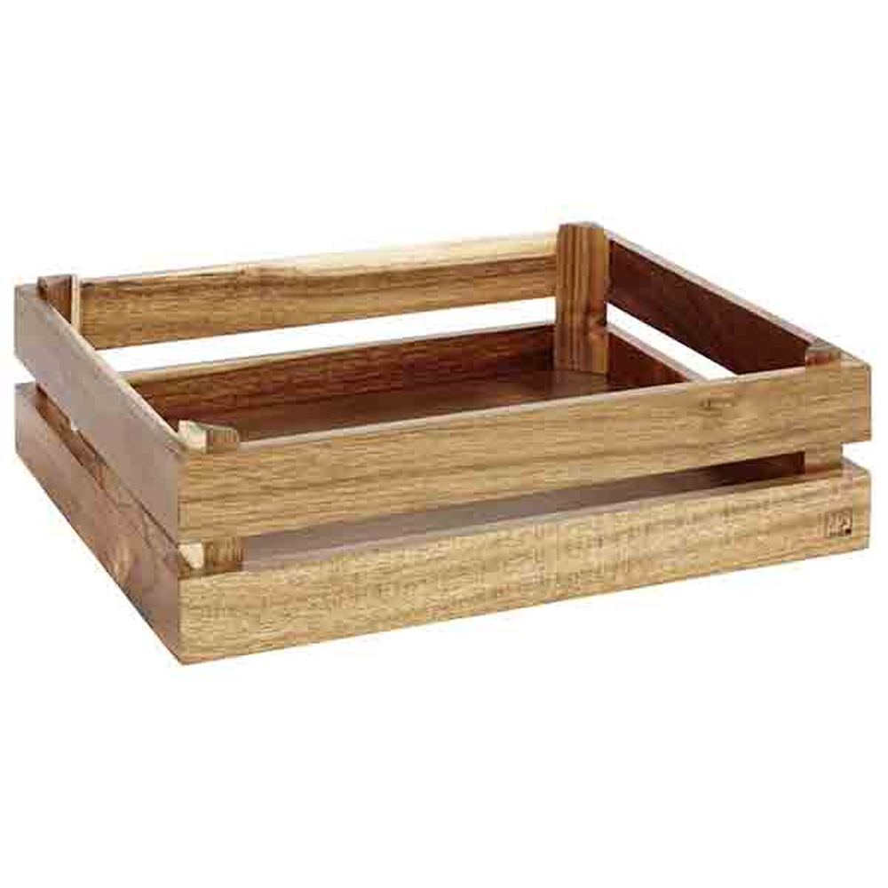 APS Holzbox -SUPERBOX- 35 x 29 cm, H: 10,5 cm , Akazienholz