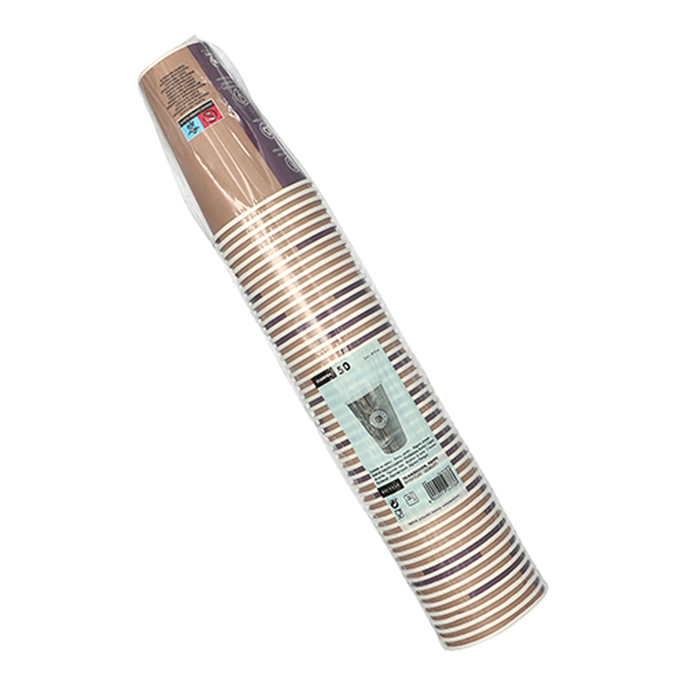 Papstar Trinkbecher, Pappe "To Go" 0,4 l Ø 9 cm · 13,5 cm "Barista Time"