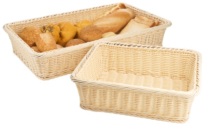 Contacto Korb GN 1/4, naturfarben aus Polypropylen