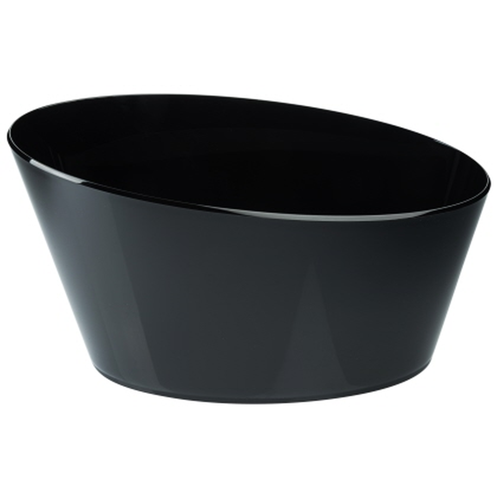 Contacto Sektkühler, oval schwarz 46 cm