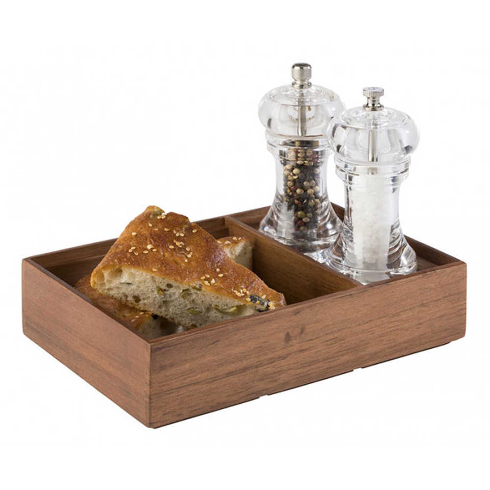 APS Holzbox -WOODY- 22,5 x 15 cm, H: 5,5 cm