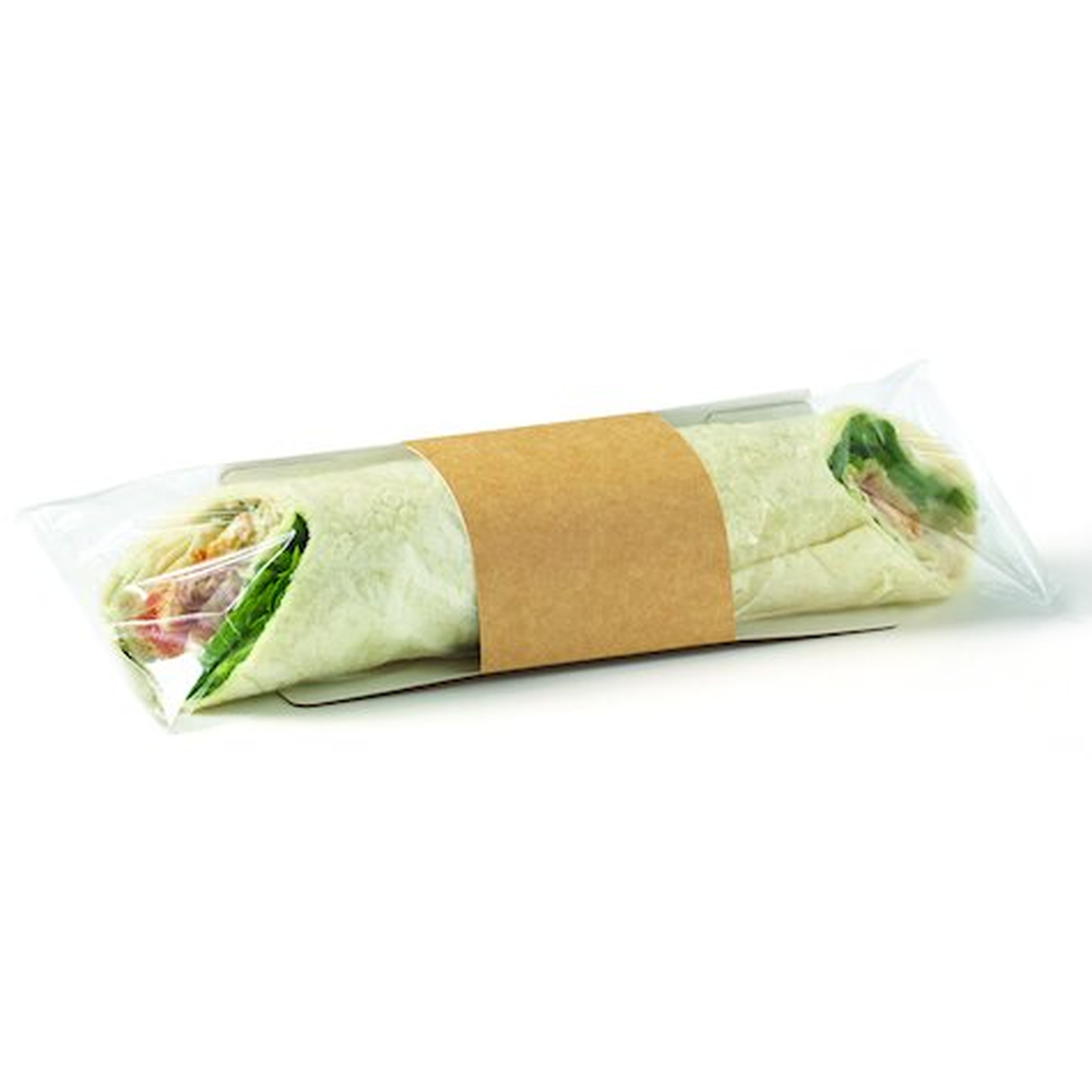 Pacovis Long Tortilla with Film, 293C, Kraft