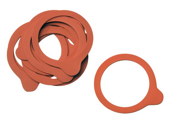 APS 10er Set Gummidichtringe, Naturkautschuk für Deckel der Weck-Gläser Ø 9 cm