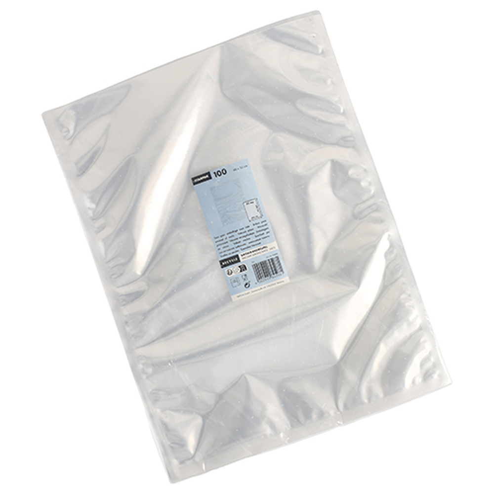 Papstar Siegelrandbeutel, PA / PE 40 cm x 30 cm transparent 75 my