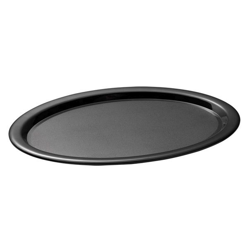 APS Serviertablett -KAFFEEHAUS- 28,5 x 21,5 cm, H: 1,5 cm , Melamin, schwarz