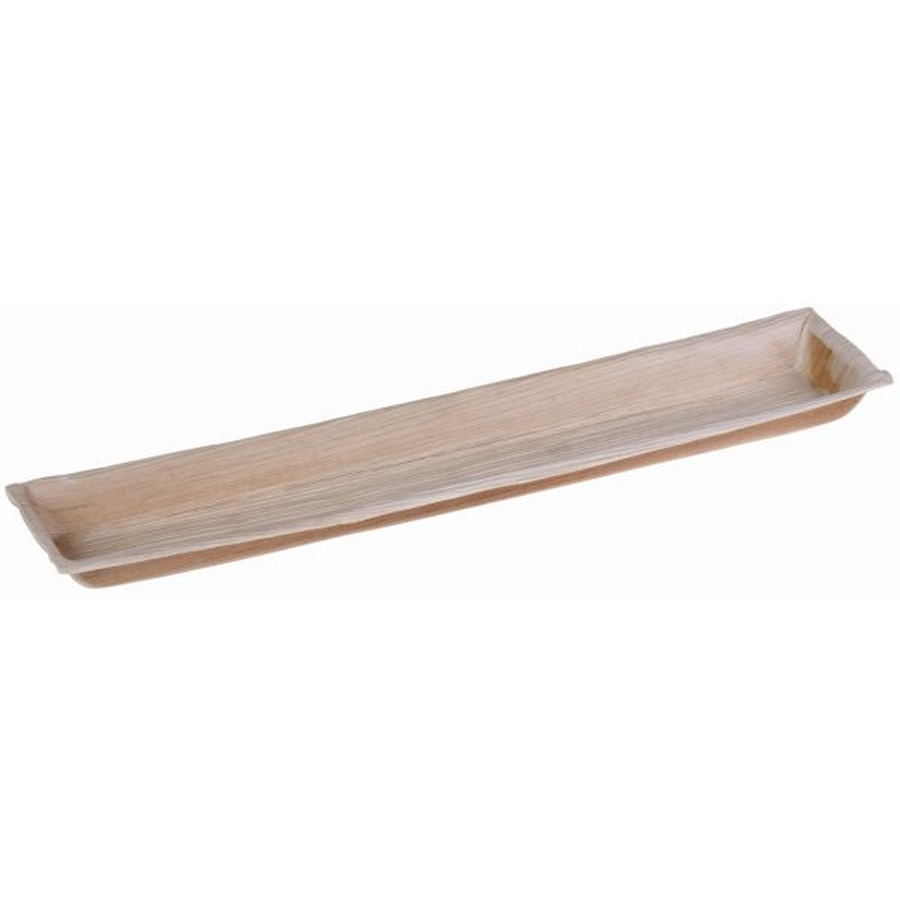 Pacovis Schale lang Palmblatt, 41.5x8.5x2.8cm, Naturesse