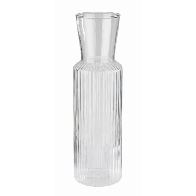APS Glaskaraffe -LINES- Ø 8 cm, H: 27 cm, 0,9 Liter