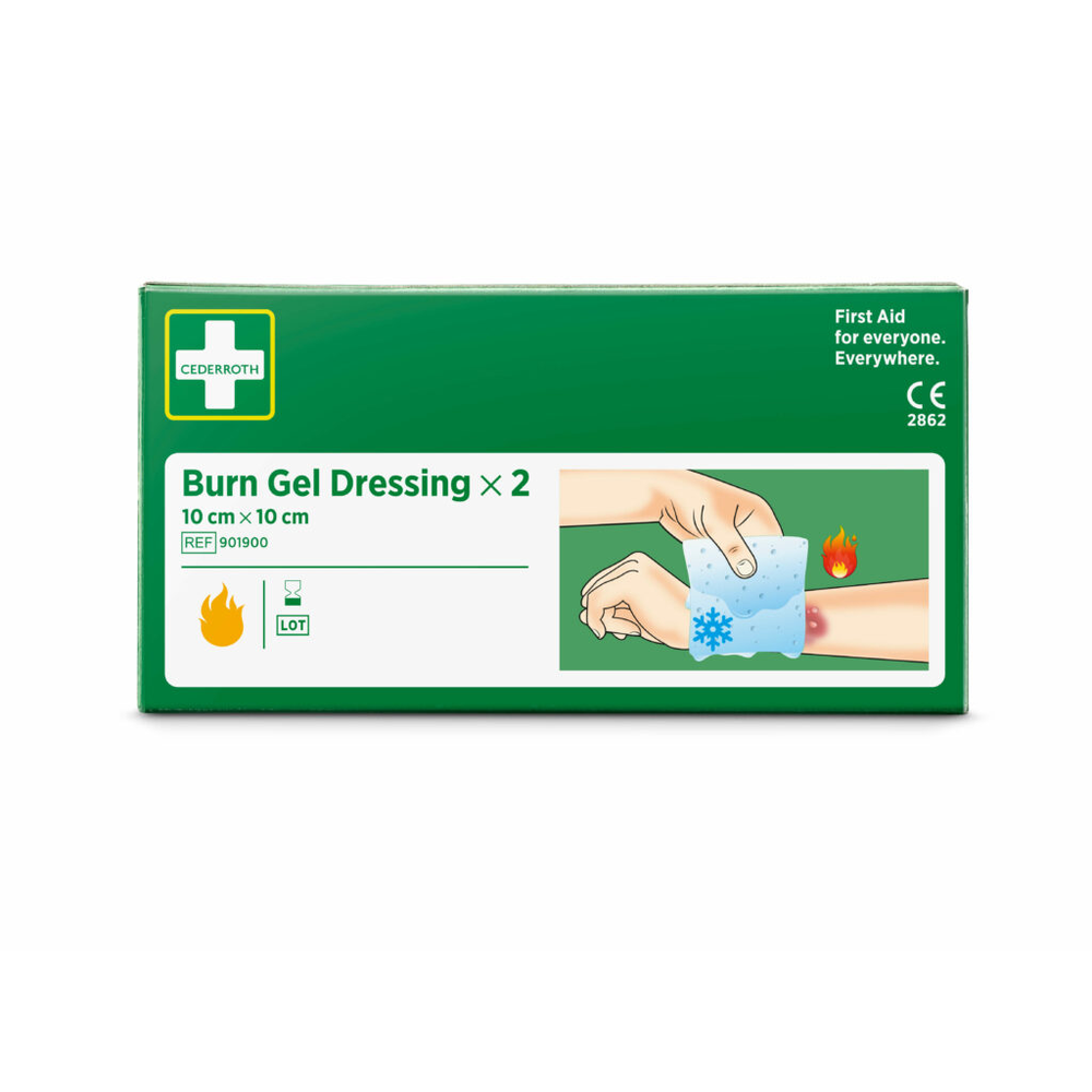 Papstar "Cederroth" Burn Gel Dressing Verband 10 cm x 10 cm
