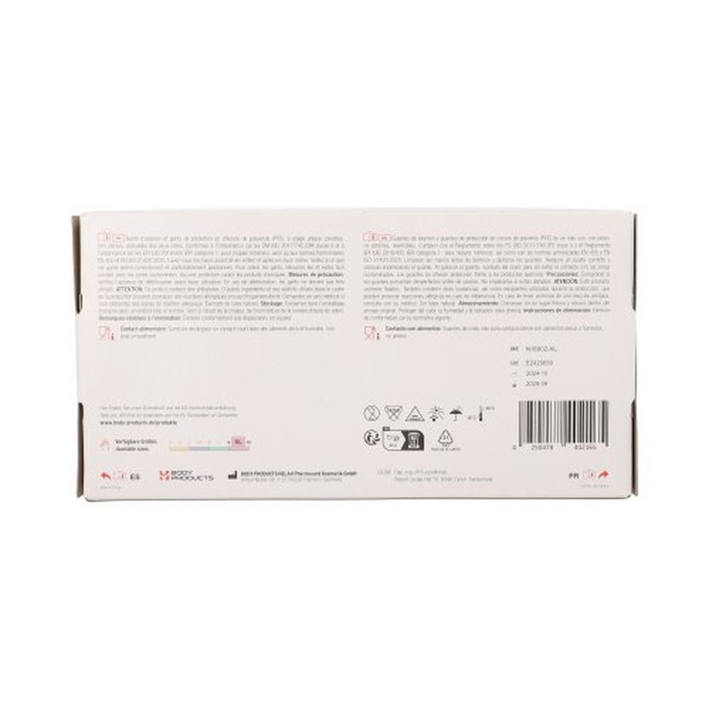 Papstar "WORK-INN" Handschuhe, Vinyl gepudert "Light" transparent Größe: XL
