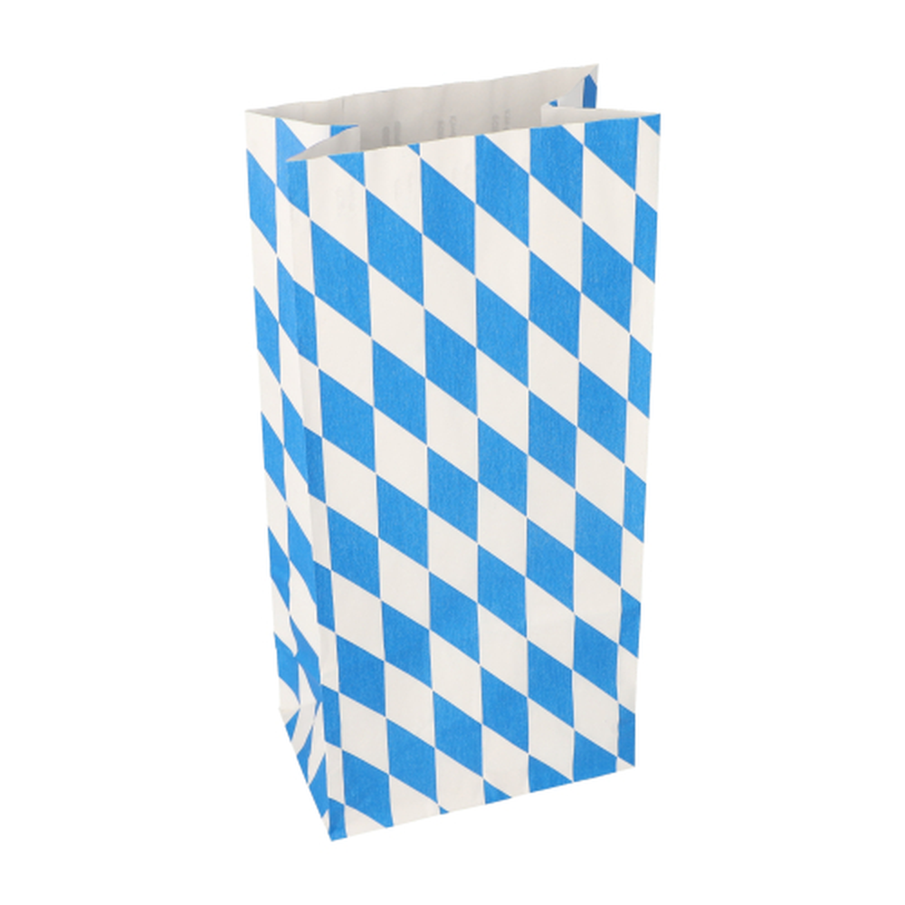 PAPSTAR Hähnchenbeutel, Papier mit Alu-Einlage 28 cm x 13 cm x 8 cm Bayrisc