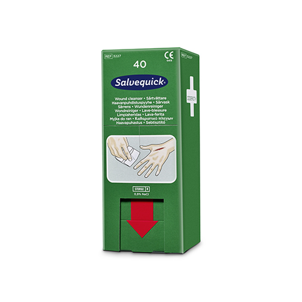 PAPSTAR Cederroth Wipes Salvequick Wundreiniger refill für Savett-Spender R