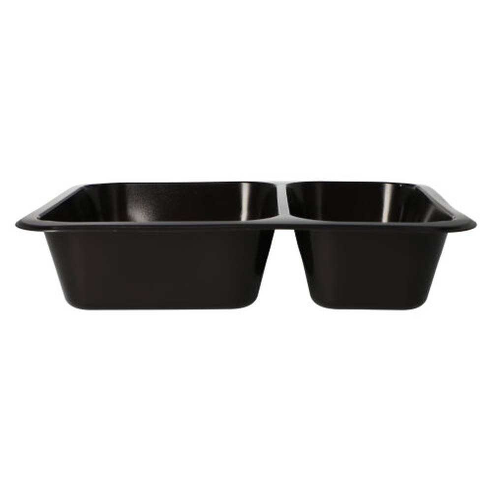PAPSTAR Mikrowellenschalen, PP 2-geteilt 1205 ml 4,9 cm x 22,7 cm x 17,8 cm s