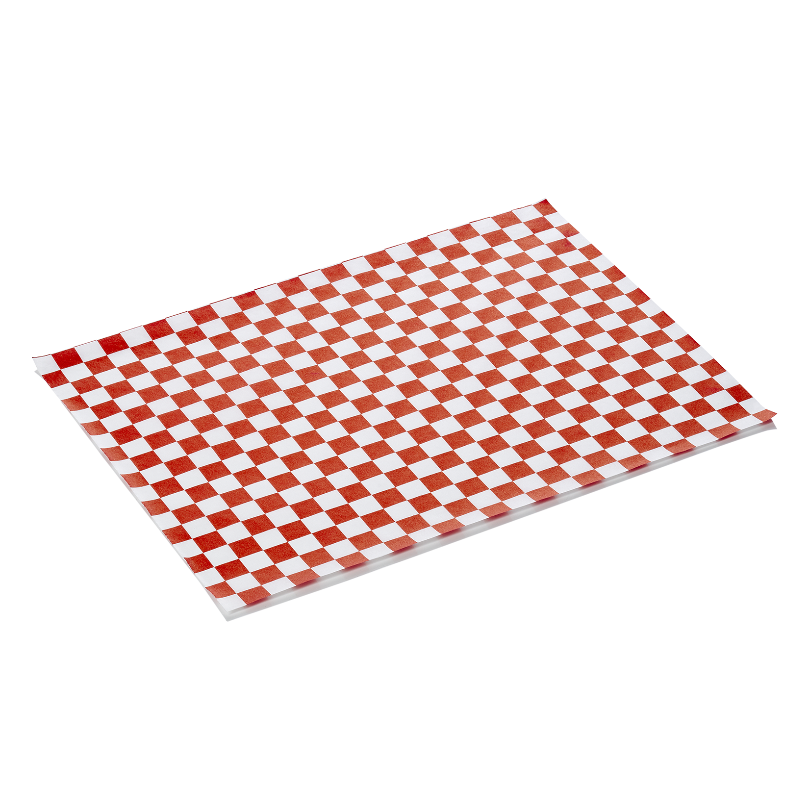 WAS Burgerpapier Rot Weiss Set WRAP & GO, 25 x 20, Set á 1000 Stück, Fettpapier