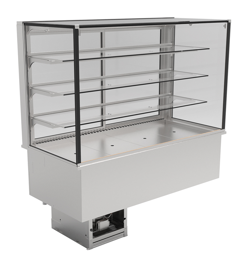 Nordcap Einbaukühlvitrine GLR 145-88