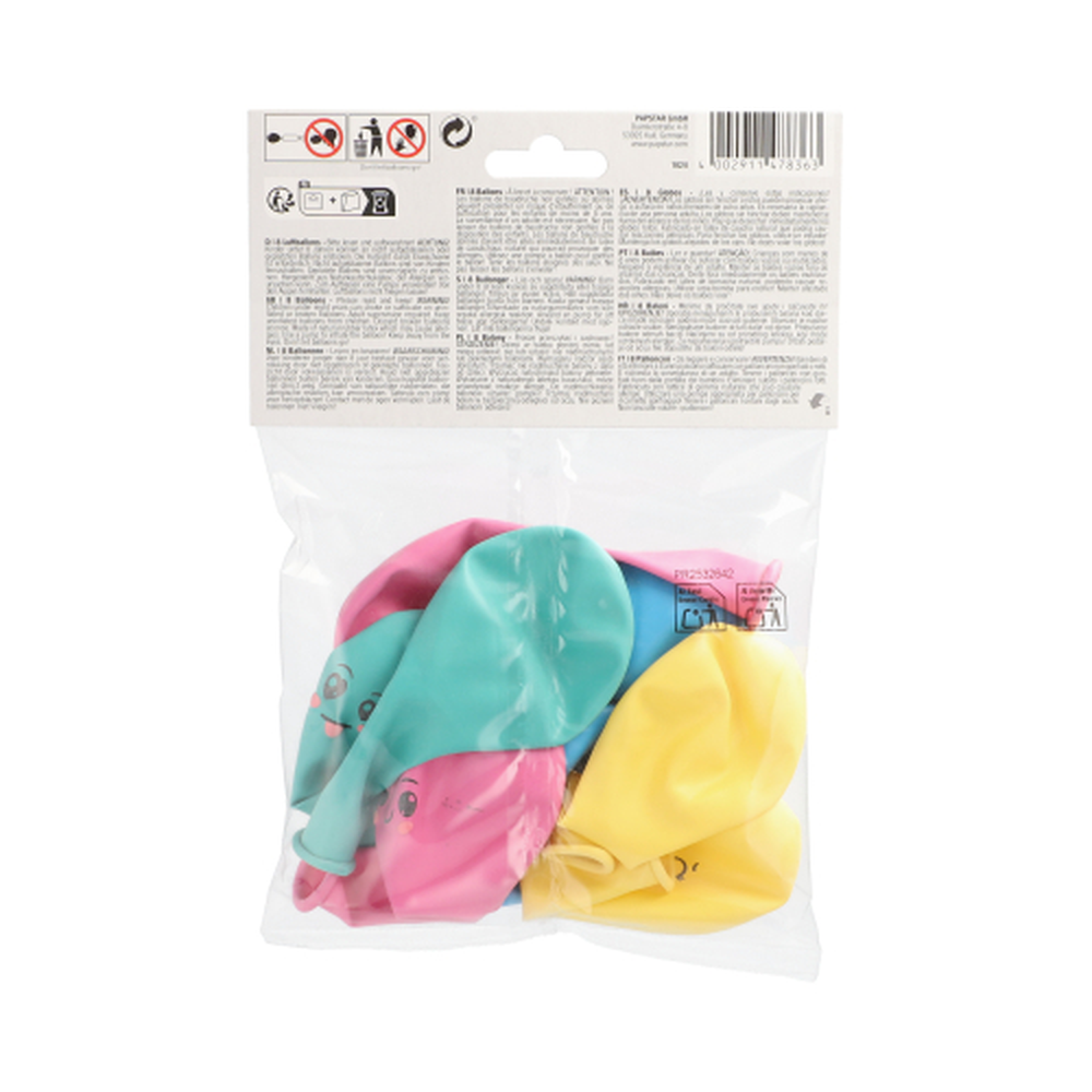 Papstar Luftballons Ø 25 cm farbig sortiert "Kawaii"
