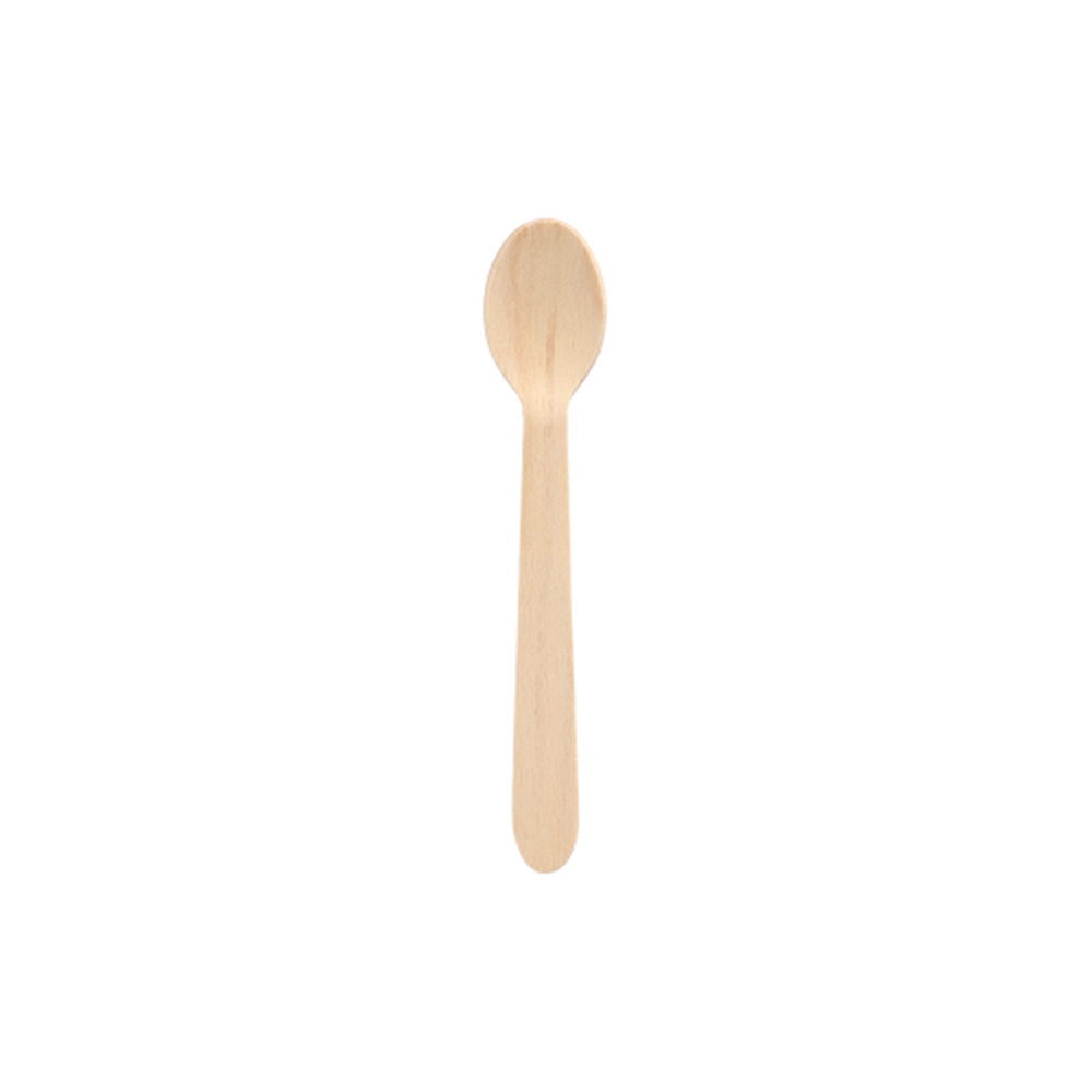 Papstar Kaffeelöffel, Holz "pure" 11 cm