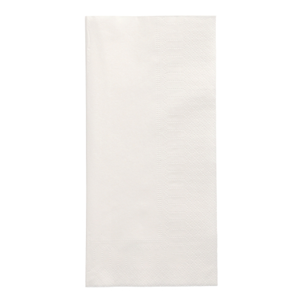 Papstar Servietten, 2-lagig 1/8-Falz 40 cm x 40 cm weiss