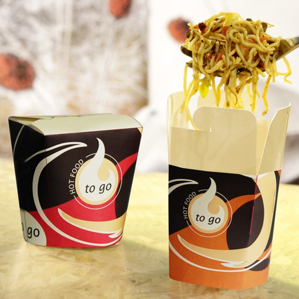 Papstar Snackboxen "To Go" rund 750 ml 10,1 cm x 10 cm x 9,1 cm