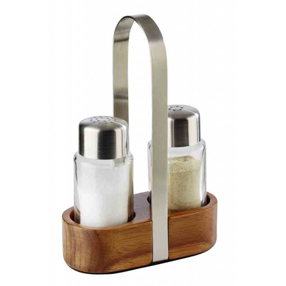 APS Pfeffer- und Salz-Menage 11,5 x 5,5 cm, H: 17 cm , Set bestehen aus: