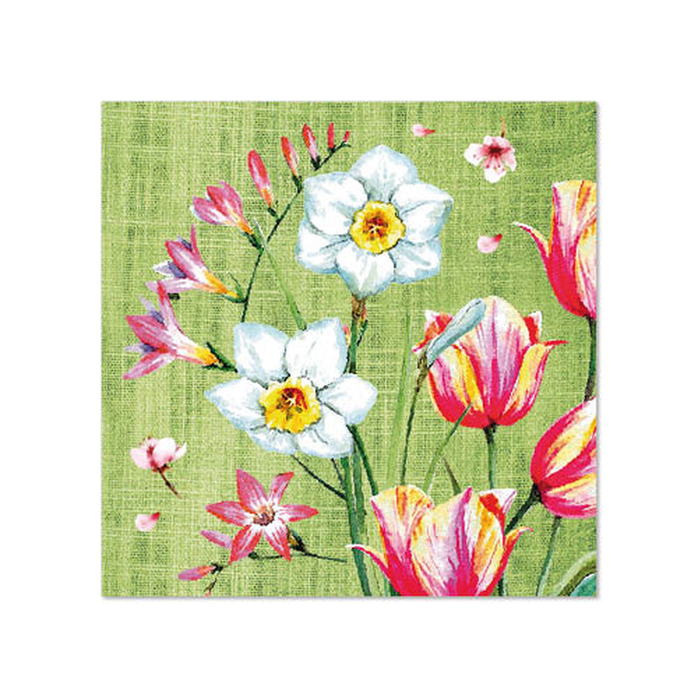 Papstar Servietten, 3-lagig 1/4-Falz 25 cm x 25 cm "Florentina"