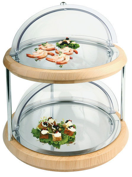 APS Kültablett -DOPPELDECKER- Ø 48 cm, H: 38 cm , Set bestehend aus: