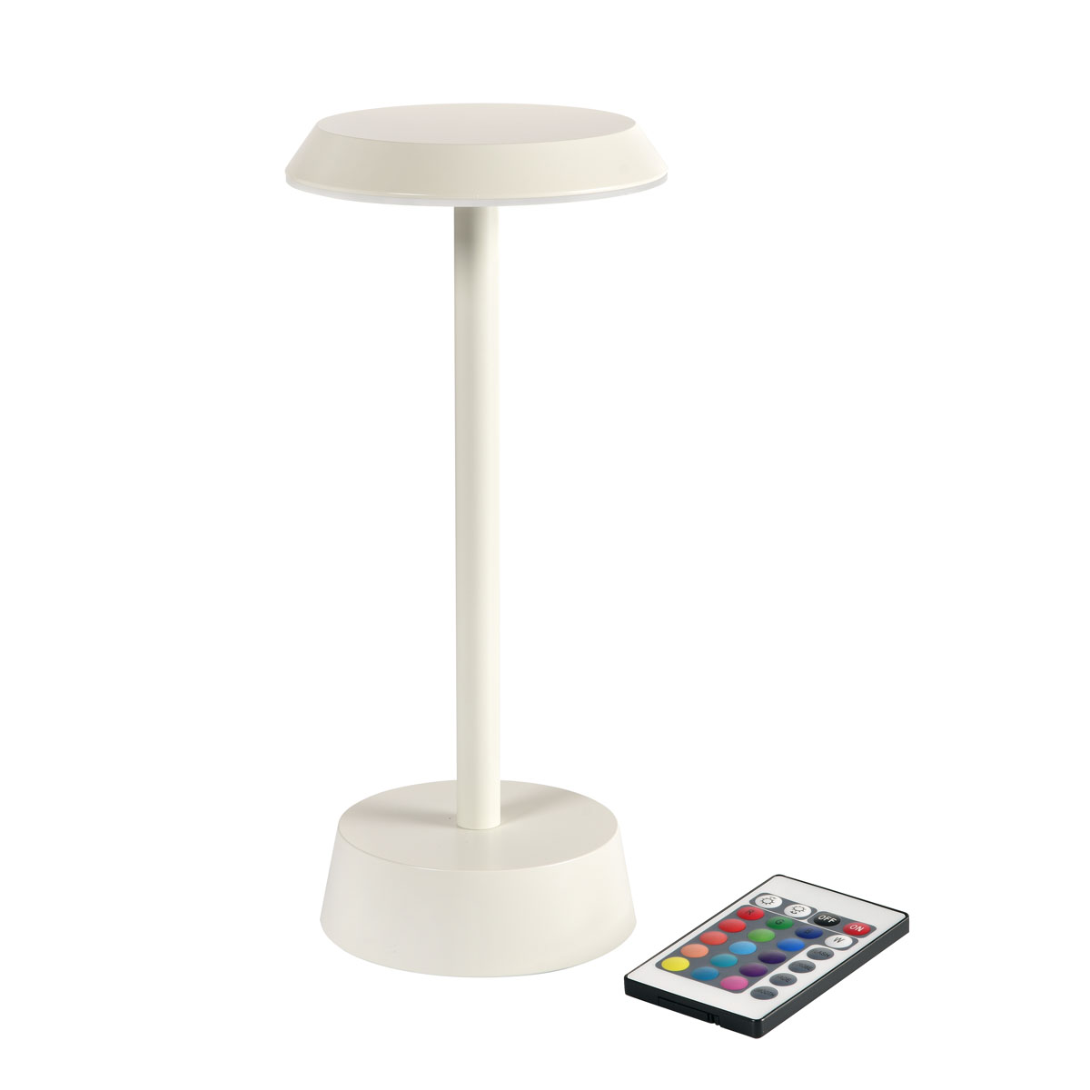 Duni LED Lampen kabellos wiederaufladbar Nour 26 cm x Ø 11,8 cm sand