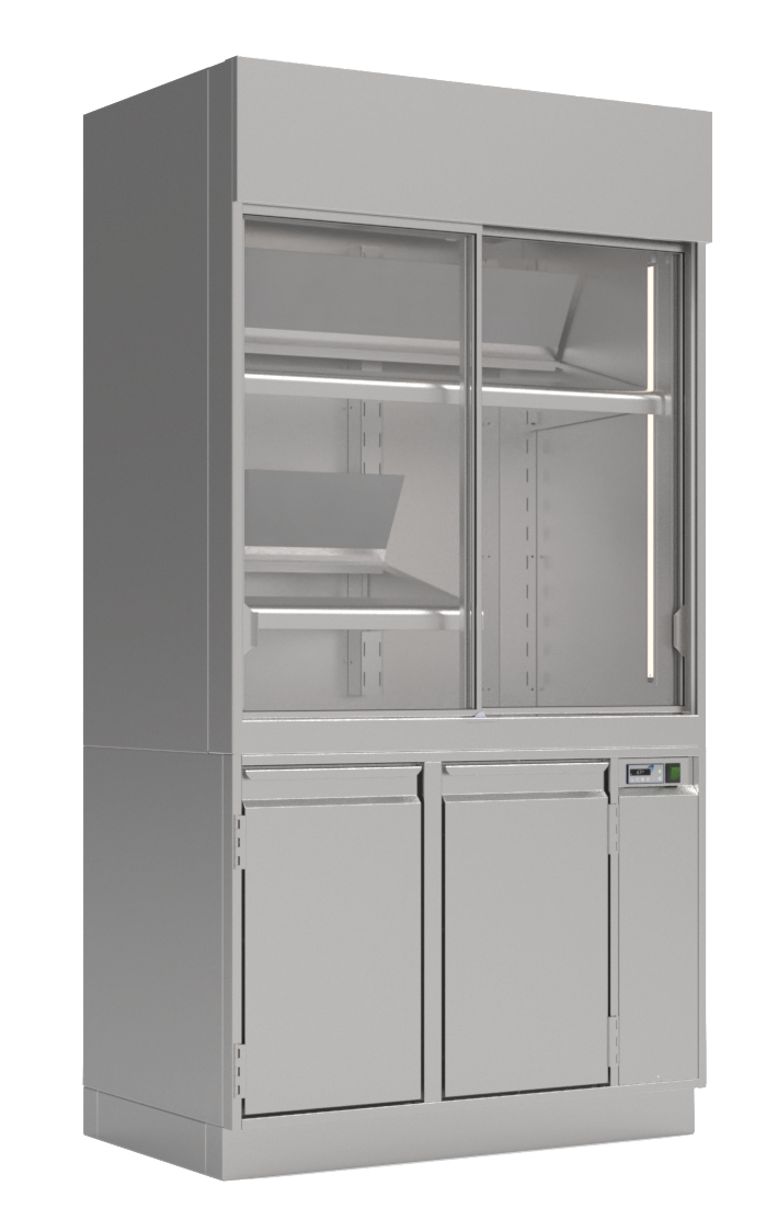 Nordcap Fleischkühlvitrine FKV-U-S-110 (Auf-/Unterbau)
