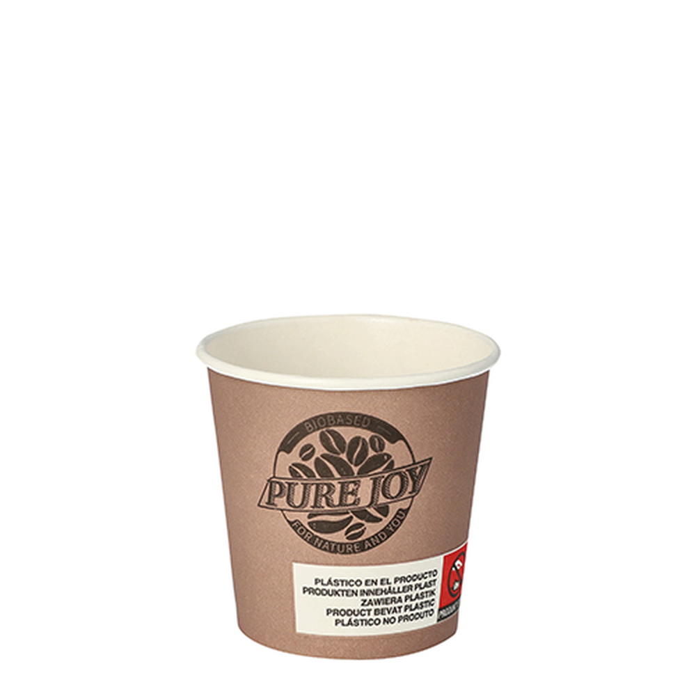 Papstar Trinkbecher, Pappe 0,1 l Ø 6,3 cm · 6 cm lila "Pure Joy"