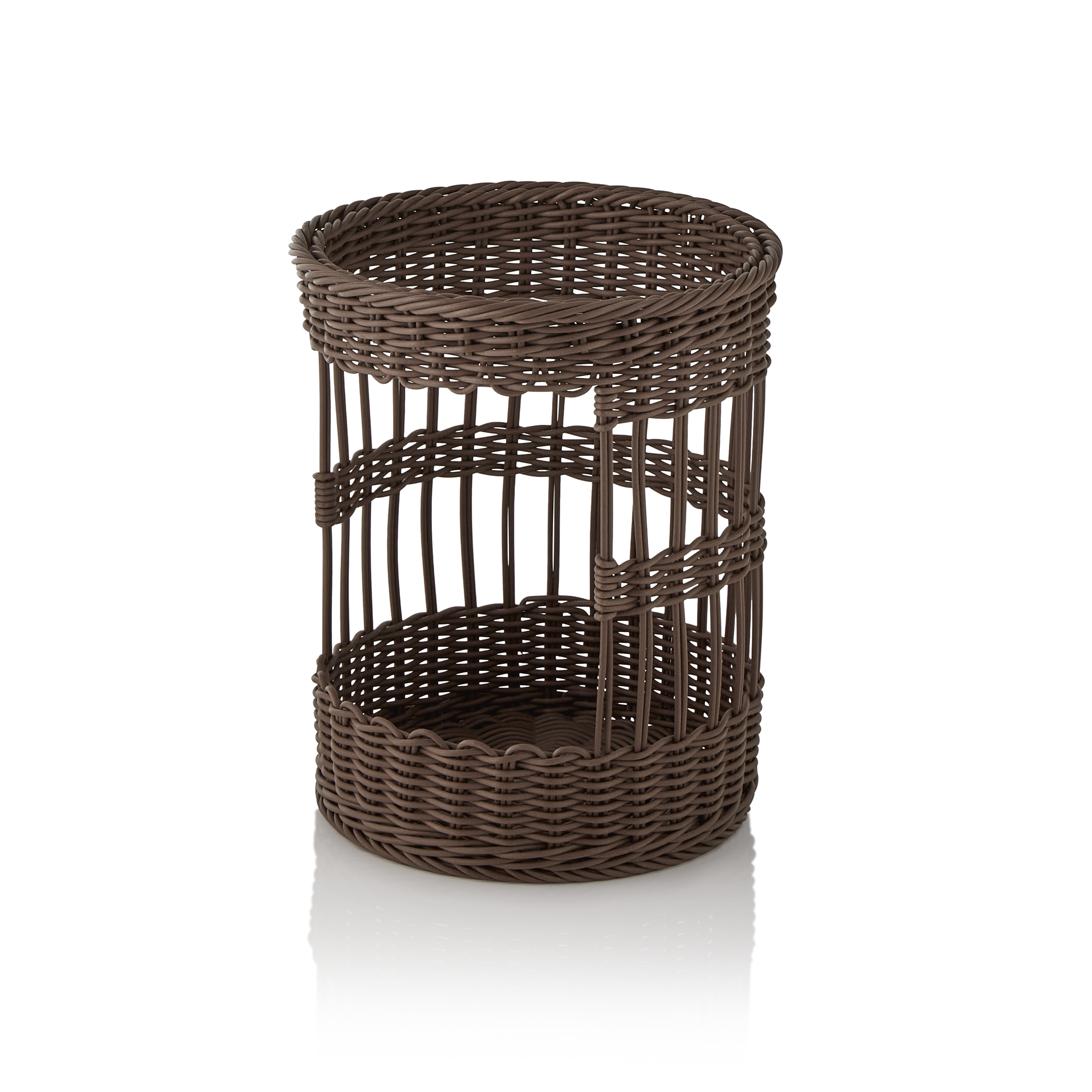 WAS Baguettekorb WEAVER PRO Systemkörbe, Ø 31 cm, Höhe 39 cm, braun, Polypropyle