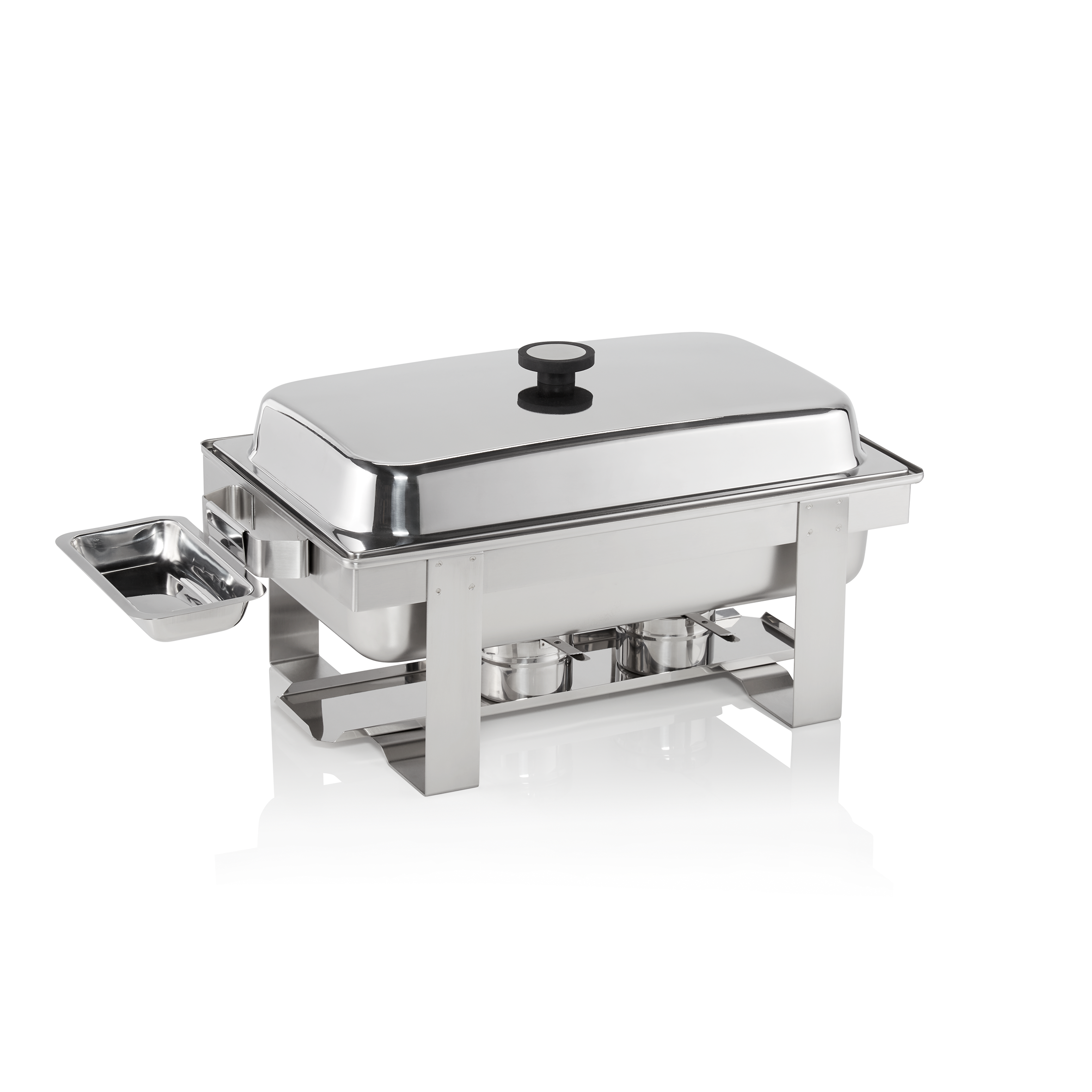 WAS Chafing Dish GN 1/1, 62 x 35 x 22,5 cm, stapelbar, Chromnickelstahl