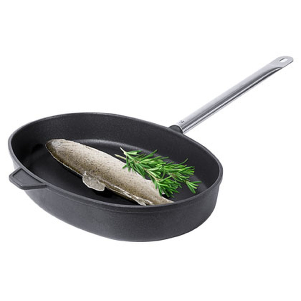 Contacto Fischbratpfanne, Aluminiumguss 38 x 26 x 6 cm