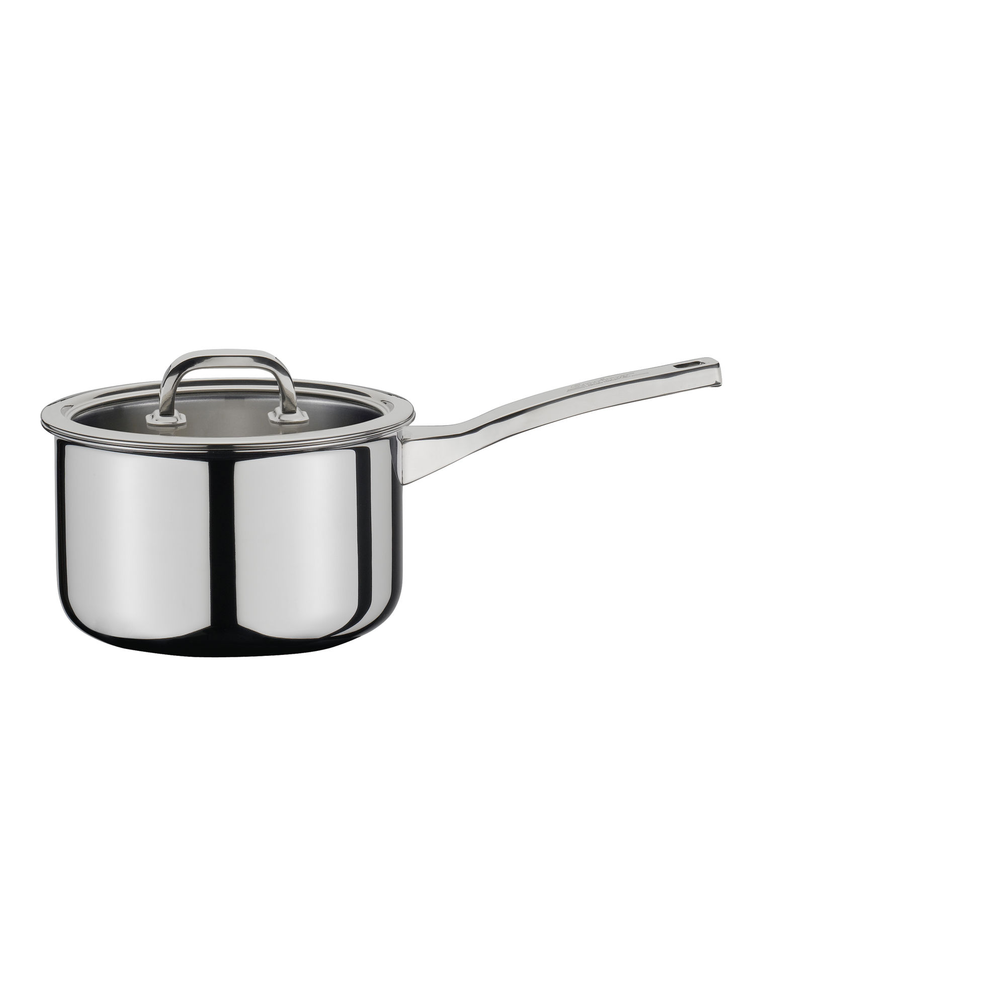 SPRING Stielkasserolle hoch mit Glasdeckel 18 cm Serie FINESSE