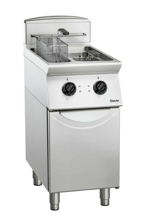 Bartscher Elektro-Standfritteuse,2 Becken a 8l