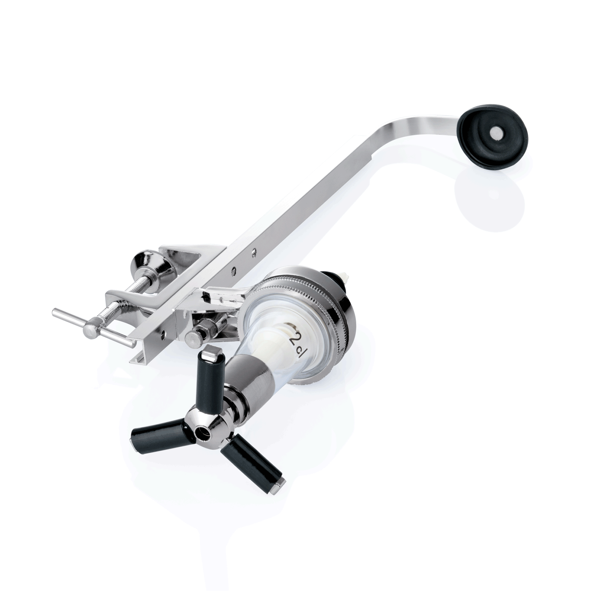 WAS Regalhalterung für Flaschen, verstellbar 24 bis 34 cm, mit 2 cl Dosiergerät,