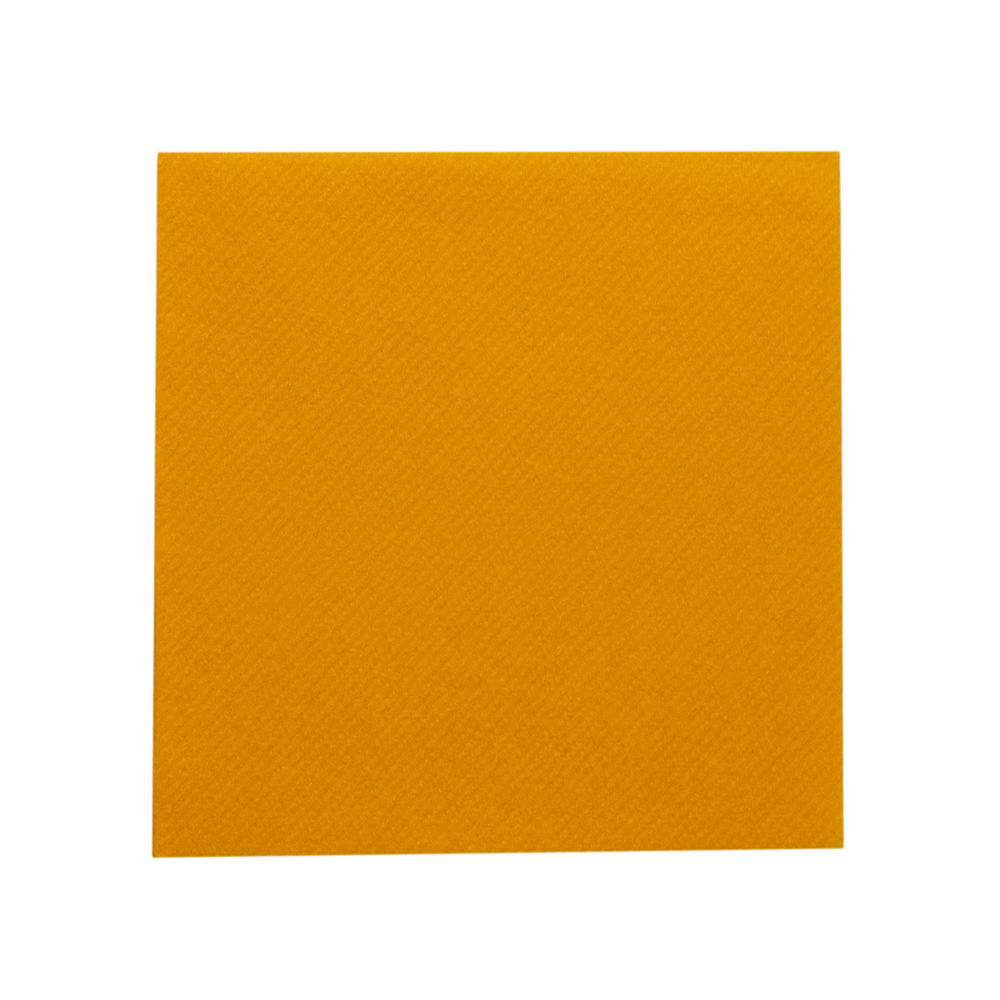 Mank Serviette Basic curry 24 x 24 cm 1/4 Falz