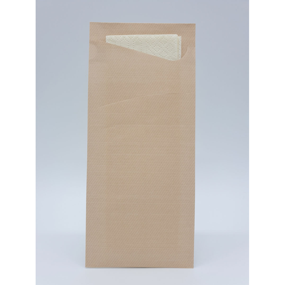 Duni Sacchetto Zelltuch 190 x 85 mm nature/cream