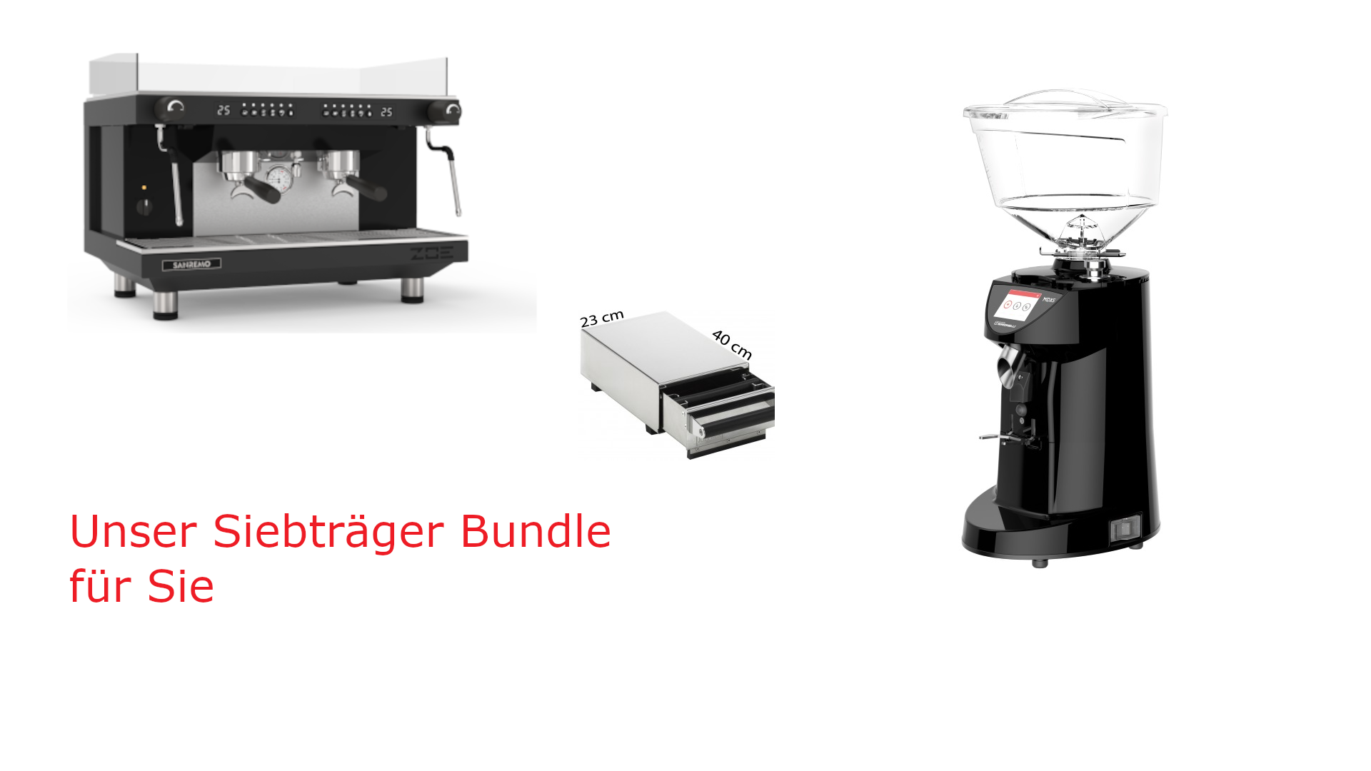 Kaffeesiebträger Starter Set Compact