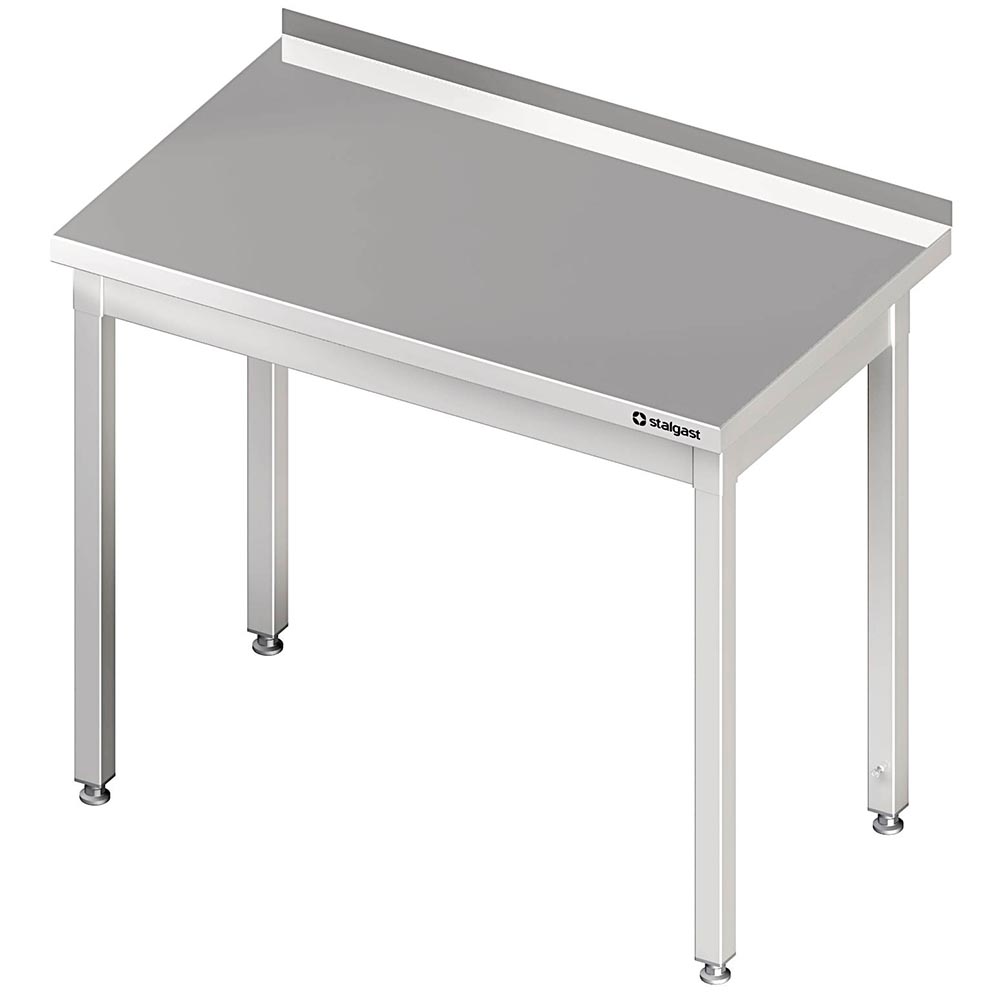 Stalgast Arbeitstisch ohne Grundboden, 1400x700x850 mm, ohne Verstrebung, mit Au