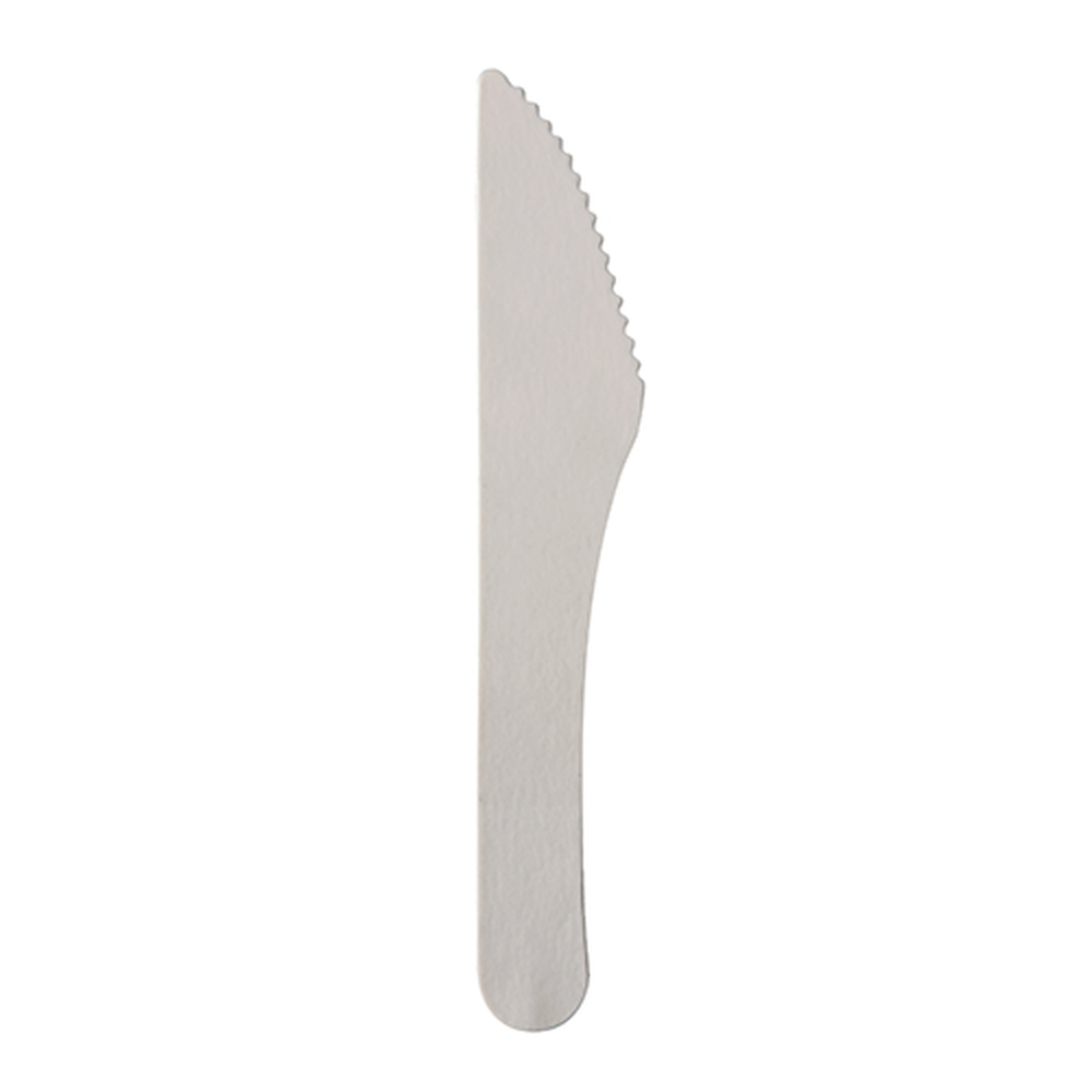 Papstar Messer, Papier "pure" 15,8 cm weiss