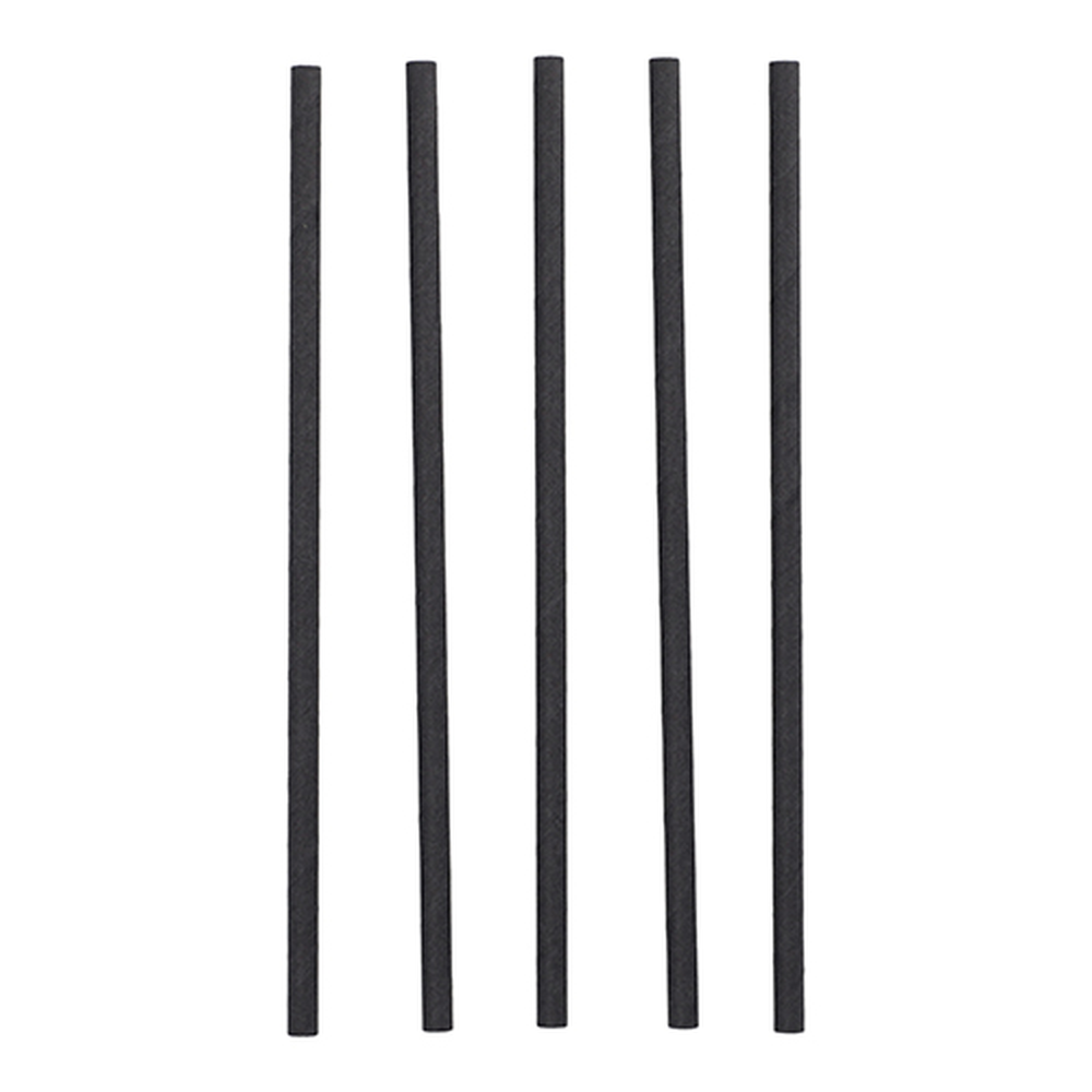 Papstar Shake-Halme Papier Ø 8 mm · 25 cm schwarz